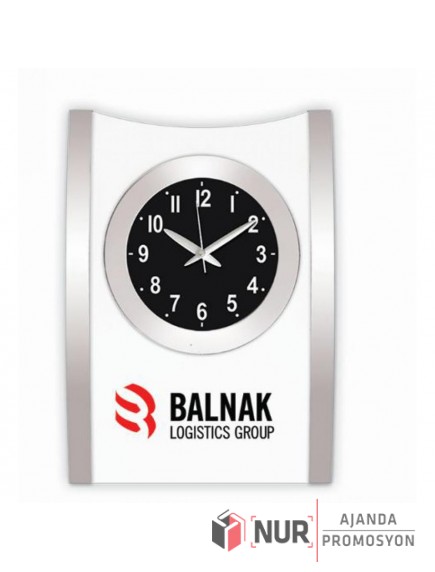AHŞAP DESENLİ DUVAR SAATİ